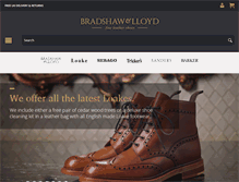 Tablet Screenshot of bradshawandlloyd.com